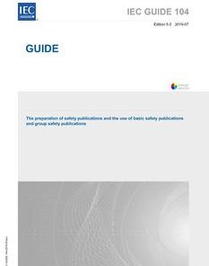 IEC GUIDE 104 Ed. 5.0 en:2019 pdf