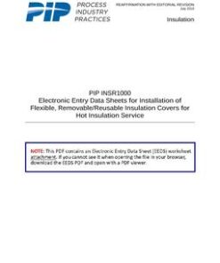 PIP INSR1000 EEDS pdf