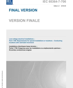 IEC 60364-7-706 Ed. 2.1 b:2019 pdf