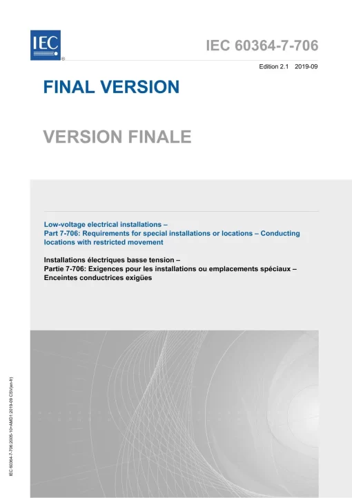 IEC 60364-7-706 Ed. 2.1 b:2019 pdf