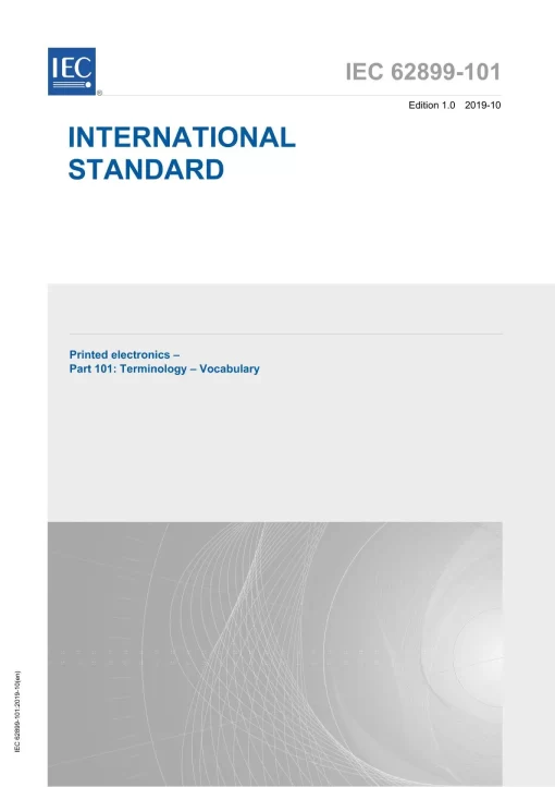 IEC 62899-101 Ed. 1.0 en:2019 pdf