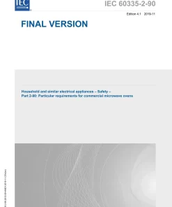 IEC 60335-2-90 Ed. 4.1 en:2019 pdf