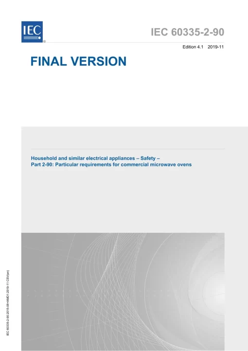 IEC 60335-2-90 Ed. 4.1 en:2019 pdf