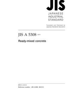 JIS A 5308:2019 pdf