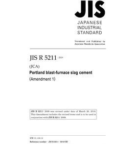 JIS R 5211:2009/AMENDMENT 1:2019 pdf