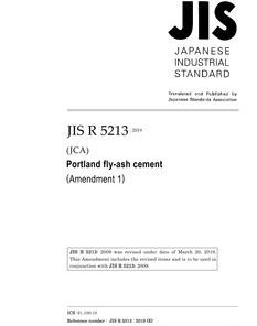 JIS R 5213:2009/AMENDMENT 1:2019 pdf