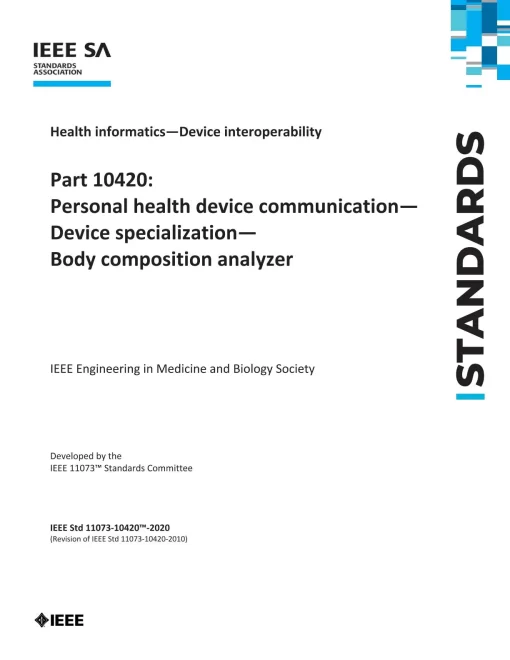 IEEE 11073-10420-2020 pdf