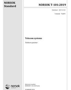 NORSOK T-101 pdf