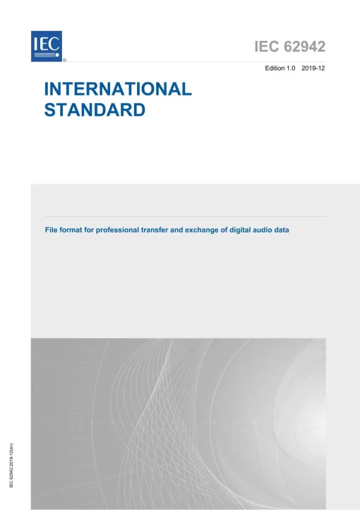 IEC 62942 Ed. 1.0 en:2019 pdf