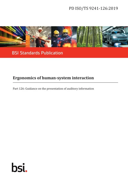 BS PD ISO/TS 9241-126:2019 pdf