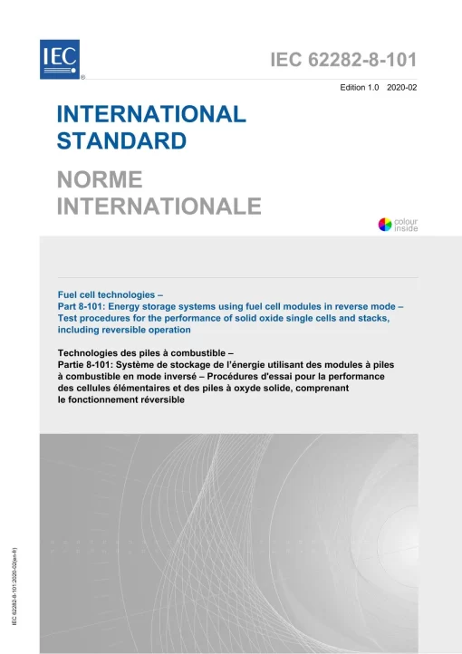 IEC 62282-8-101 Ed. 1.0 b:2020 pdf