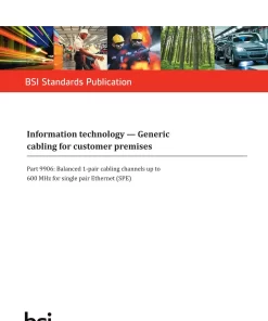 BS PD ISO/IEC TR 11801-9906:2020 pdf