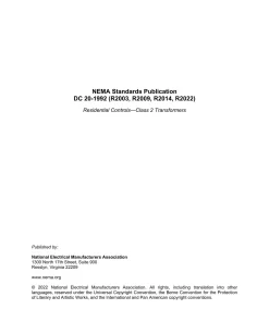 NEMA DC 20-1992 (R2003, R2009, R2014, R2022) pdf