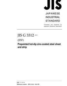 JIS G 3312:2019 pdf