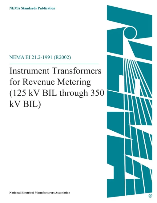 NEMA EI 21.2-1991 (R1997, R2002) pdf