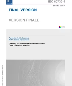 IEC 60730-1 Ed. 5.2 b:2020 pdf