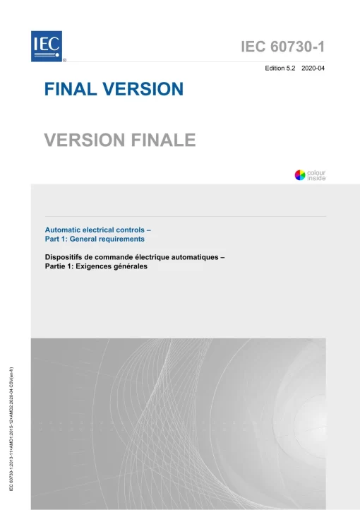 IEC 60730-1 Ed. 5.2 b:2020 pdf