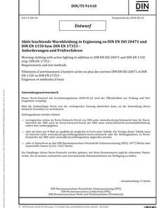 DIN /TS 91418 - DRAFT pdf