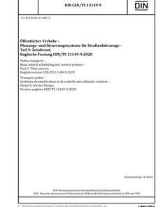 DIN CEN/TS 13149-9 pdf