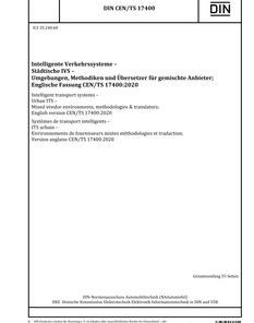 DIN CEN/TS 17400 pdf