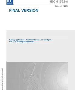 IEC 61992-6 Ed. 1.2 b:2020 pdf