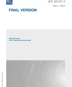 IEC 60127-3 Ed. 3.1 en:2020 pdf