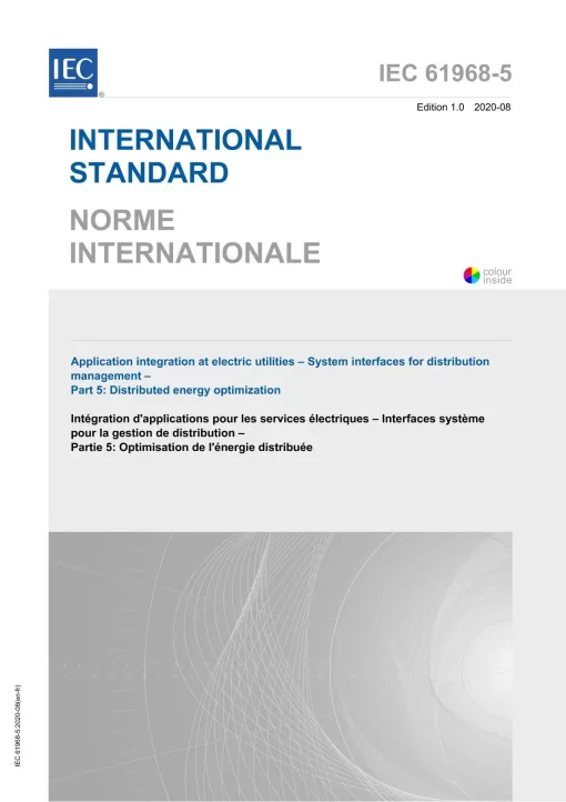 IEC 61968-5 Ed. 1.0 b:2020 pdf