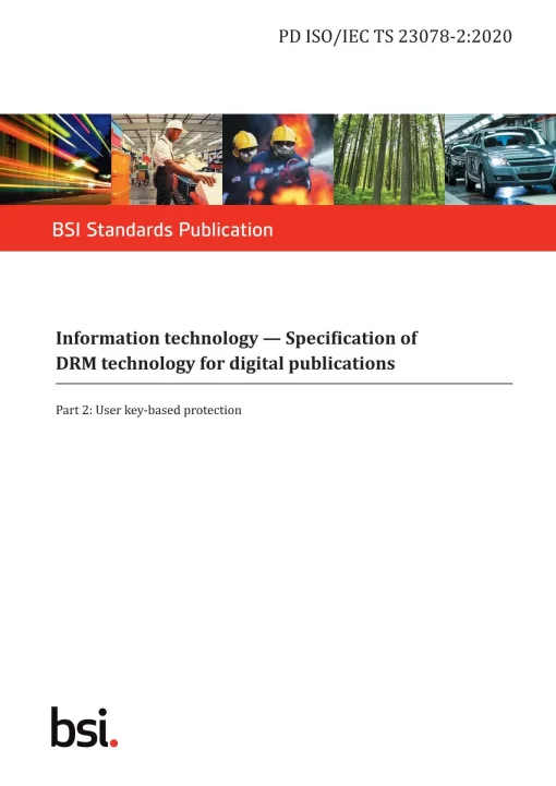 BS PD ISO/IEC TS 23078-2:2020 pdf