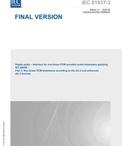 IEC 61937-3 Ed. 3.1 en:2020 pdf