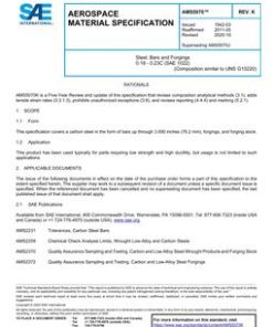 SAE AMS5070K pdf