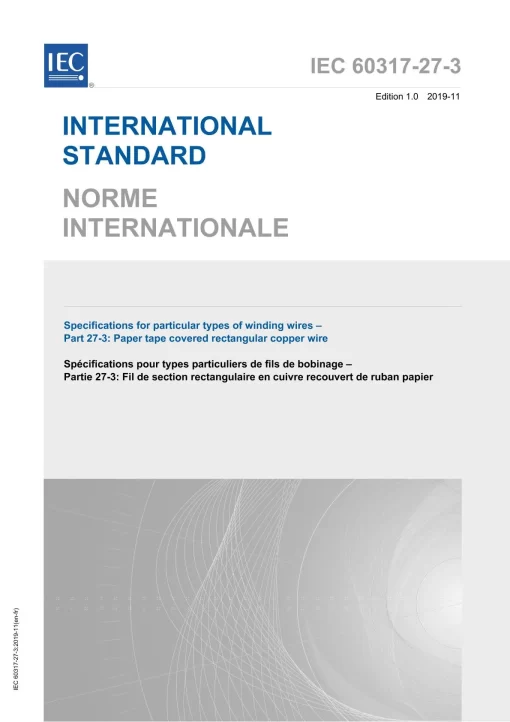 IEC 60317-27-3 Ed. 1.0 b:2019 pdf