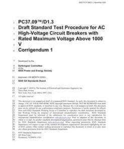 IEEE PC37.09-2018/Cor 1 pdf