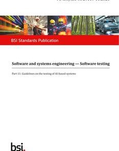 BS PD ISO/IEC TR 29119-11:2020 pdf