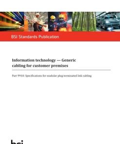 BS PD ISO/IEC TR 11801-9910:2020 pdf