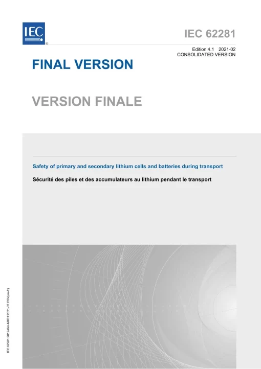 IEC 62281 Ed. 4.1 b:2021 pdf