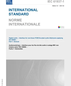 IEC 61937-1 Ed. 3.0 b:2021 pdf