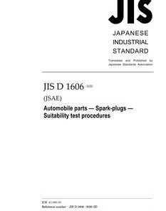 JIS D 1606:2020 pdf