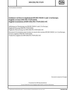 DIN CEN/TR 17439 pdf