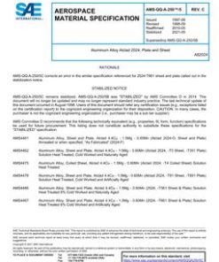 SAE AMSQQA250/5C pdf