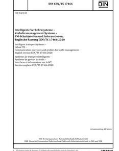 DIN CEN/TS 17466 pdf