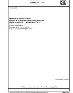 DIN CEN/TS 17631 pdf