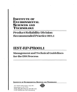 IEST RP-PR001.1 pdf