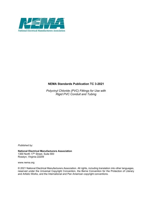 NEMA TC 3-2021 pdf