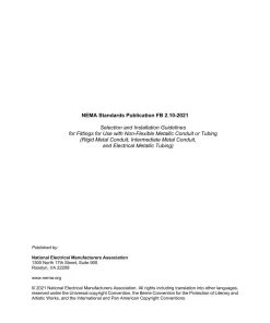 NEMA FB 2.10-2021 pdf