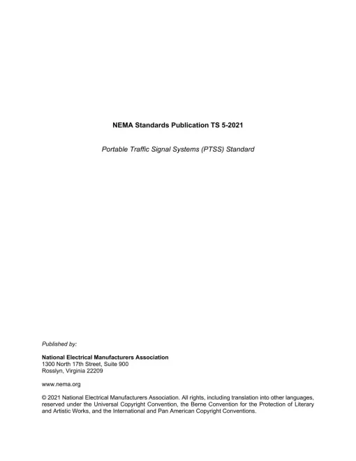 NEMA TS 5-2021 pdf