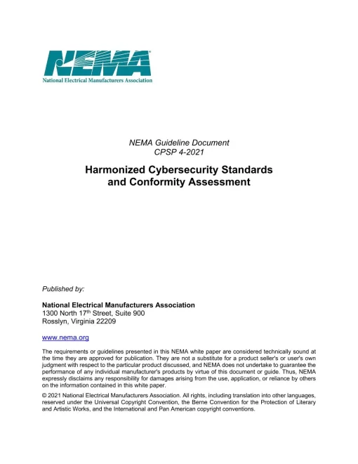 NEMA CPSP 4-2021 pdf