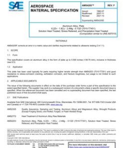 SAE AMS4205F pdf