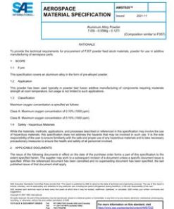 SAE AMS7020 pdf