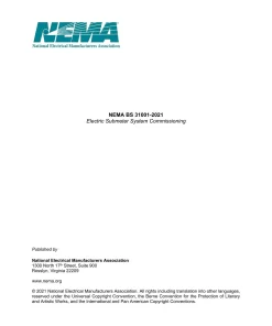 NEMA BS 31001-2021 pdf