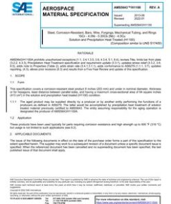 SAE AMS5643/H1100A pdf